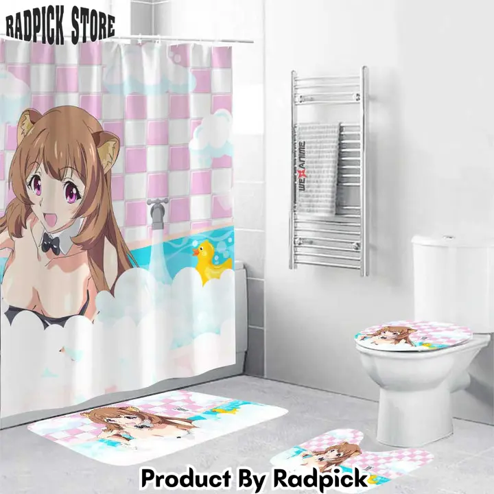 Shield hero girls in bathtub raphtalia combo bathroom set   rp0206693